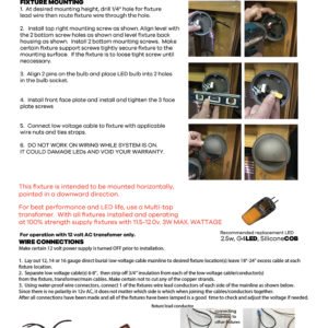 Instructions on how to install path or walkway lights.